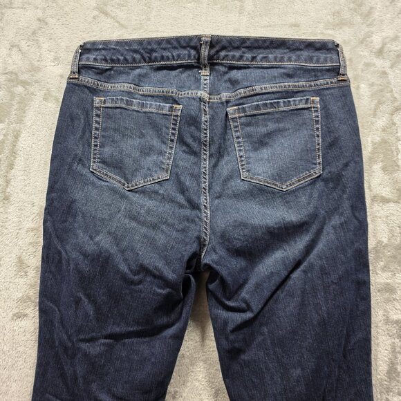 Torrid Crop Boyfriend Jeans Womens 12 Blue Vintage Stretch Raw Hem Distressed - Picture 3 of 10